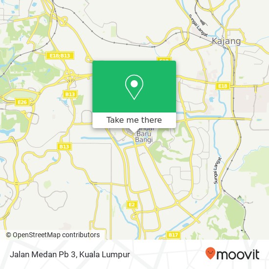 Jalan Medan Pb 3 map
