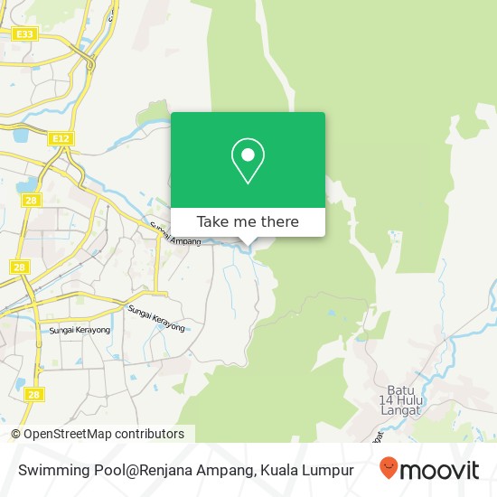 Peta Swimming Pool@Renjana Ampang