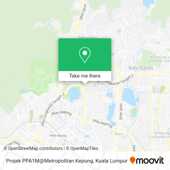 Projek PPA1M@Metropolitan Kepong map