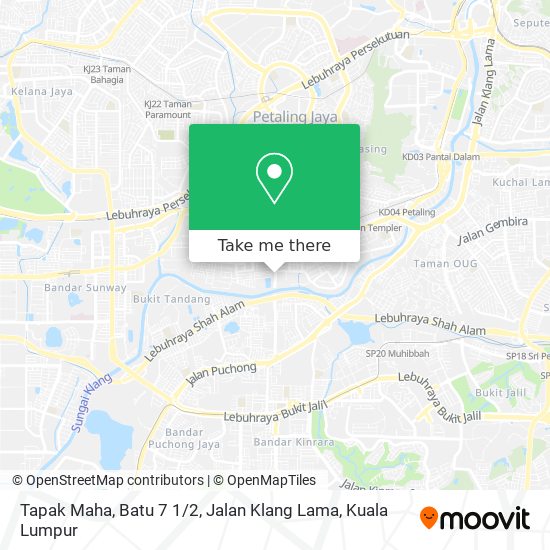 Tapak Maha, Batu 7 1 / 2, Jalan Klang Lama map