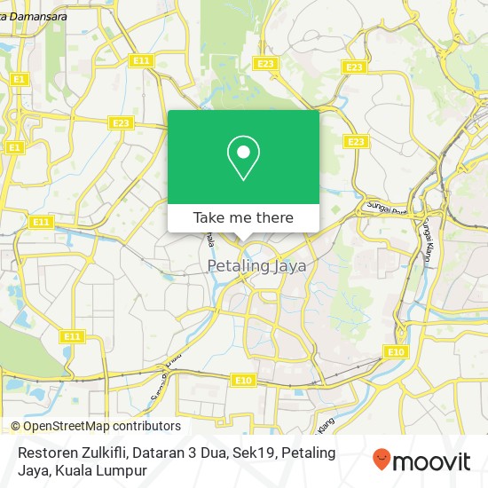 Restoren Zulkifli, Dataran 3 Dua, Sek19, Petaling Jaya map