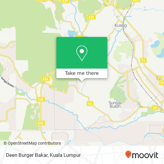 Deen Burger Bakar map