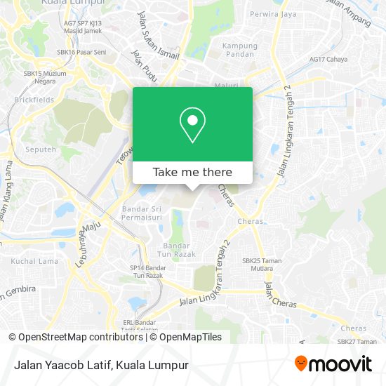 Jalan Yaacob Latif map