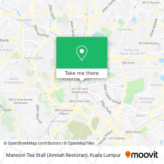 Mansion Tea Stall (Amnah Restoran) map