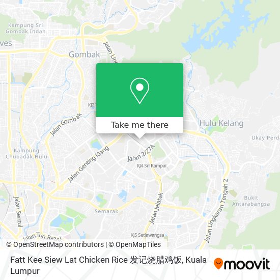 Fatt Kee Siew Lat Chicken Rice 发记烧腊鸡饭 map