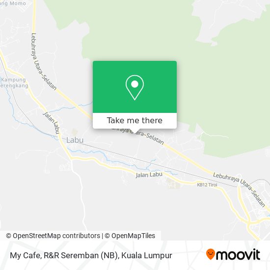 My Cafe, R&R Seremban (NB) map
