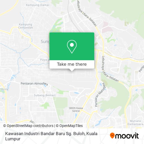 Kawasan Industri Bandar Baru Sg. Buloh map