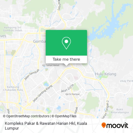 Peta Kompleks Pakar & Rawatan Harian Hkl