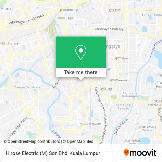 Hirose Electric (M) Sdn Bhd map