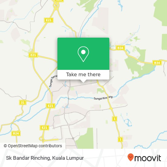 Peta Sk Bandar Rinching