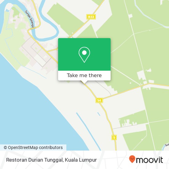 Peta Restoran Durian Tunggal
