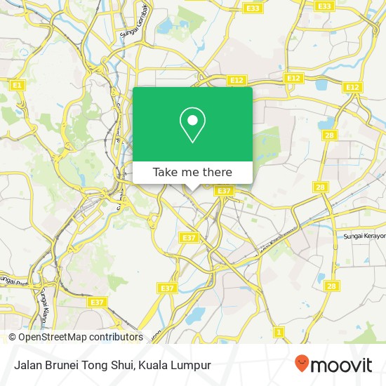 Jalan Brunei Tong Shui map