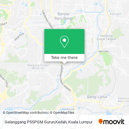 Peta Gelanggang PSSPGM Gurun,Kedah
