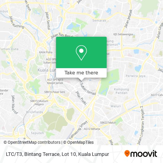 LTC / T3, Bintang Terrace, Lot 10 map