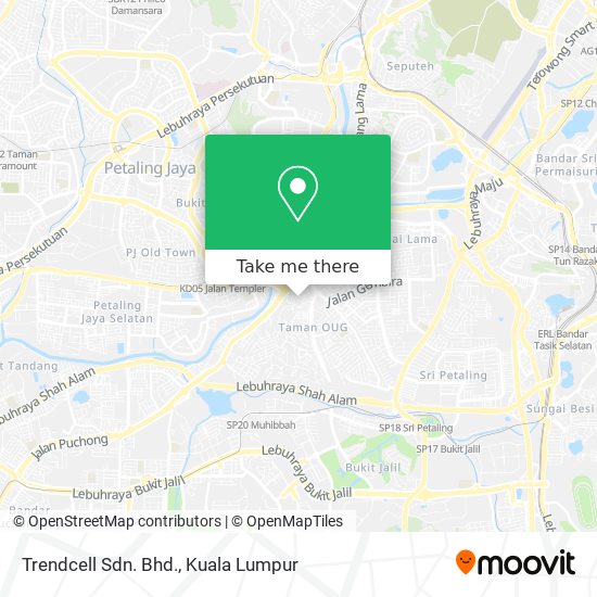 Trendcell Sdn. Bhd. map