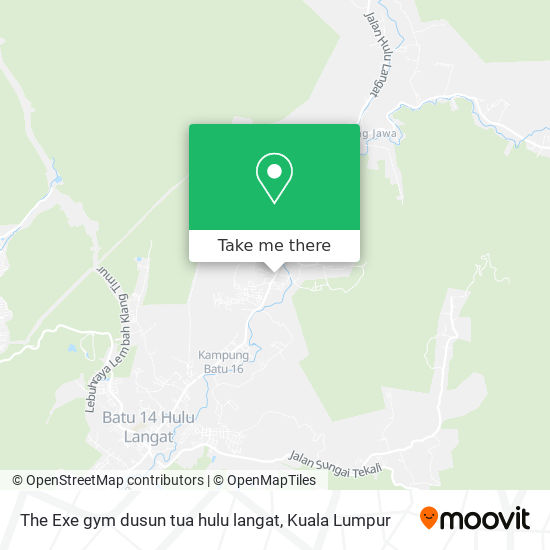 The Exe gym dusun tua hulu langat map