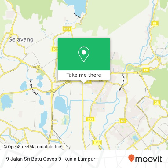 9 Jalan Sri Batu Caves 9 map