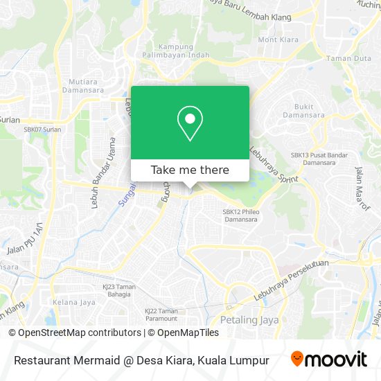 Restaurant Mermaid @ Desa Kiara map