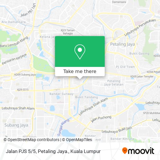 Jalan PJS 5/5, Petaling Jaya. map