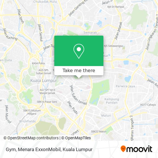 Gym, Menara ExxonMobil map