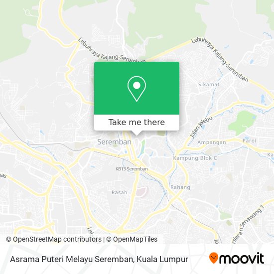 Asrama Puteri Melayu Seremban map