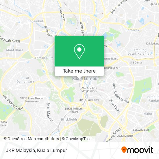 JKR Malaysia map