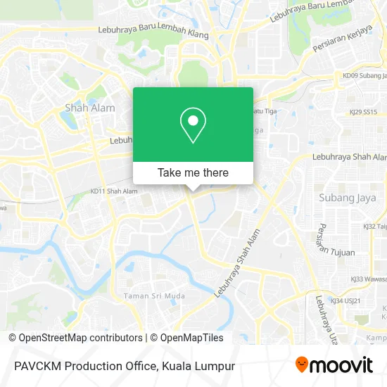 PAVCKM Production Office map