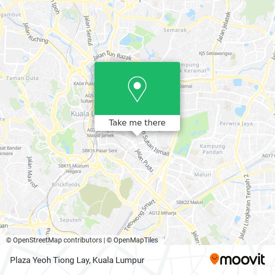 Plaza Yeoh Tiong Lay map