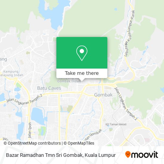 Bazar Ramadhan Tmn Sri Gombak map