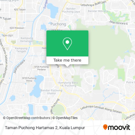 Taman Puchong Hartamas 2 map