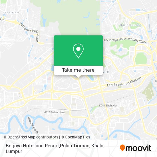 Berjaya Hotel and Resort,Pulau Tioman map