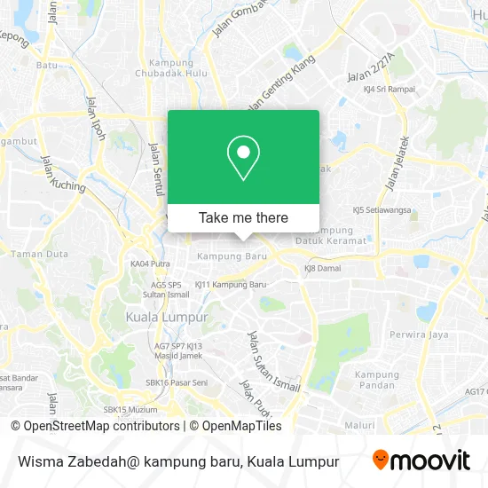 Wisma Zabedah@ kampung baru map
