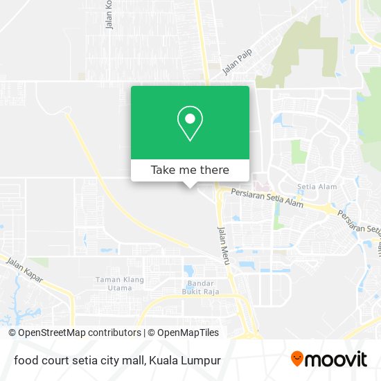 food court setia city mall map