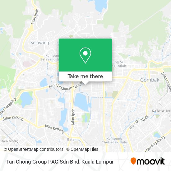 Tan Chong Group PAG Sdn Bhd map