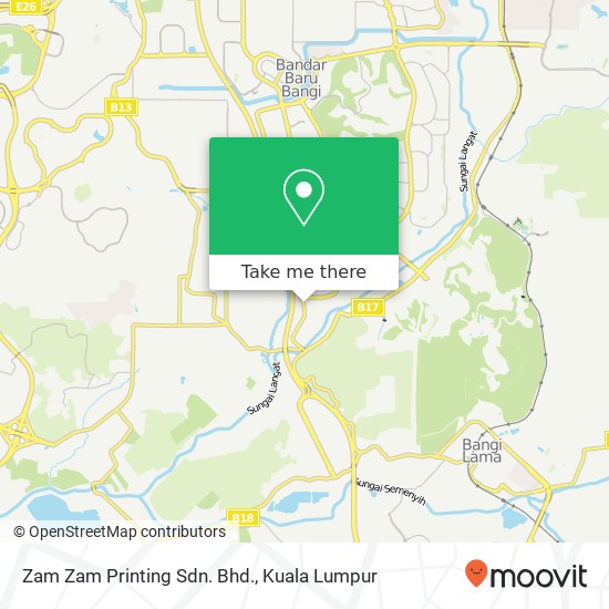 Zam Zam Printing Sdn. Bhd. map