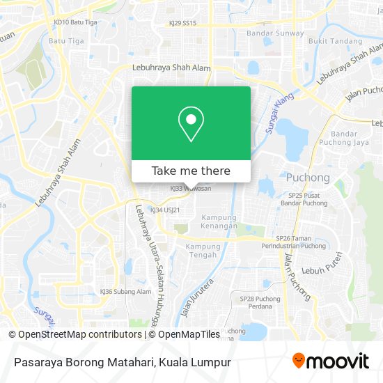 Peta Pasaraya Borong Matahari