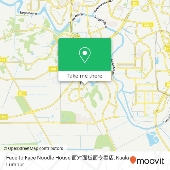 Face to Face Noodle House 面对面板面专卖店 map