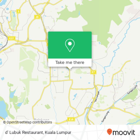 d' Lubuk Restaurant map