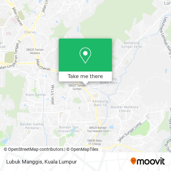 Lubuk Manggis map