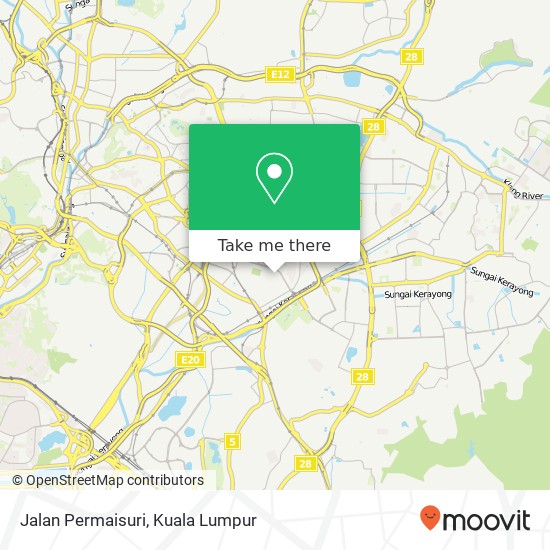 Jalan Permaisuri map