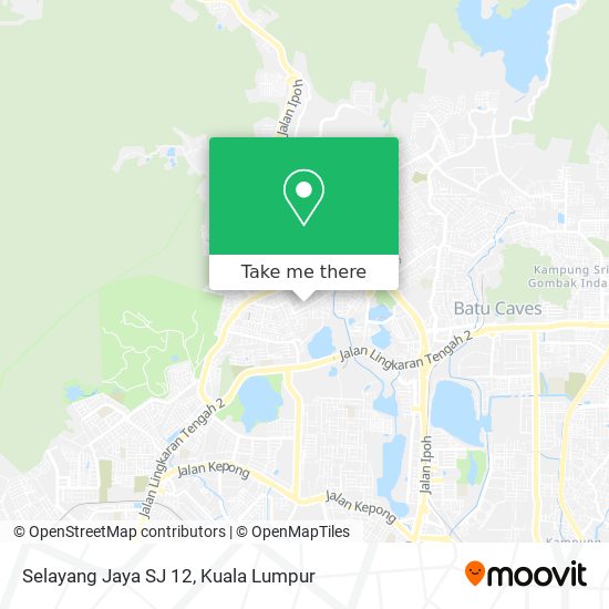 Selayang Jaya SJ 12 map
