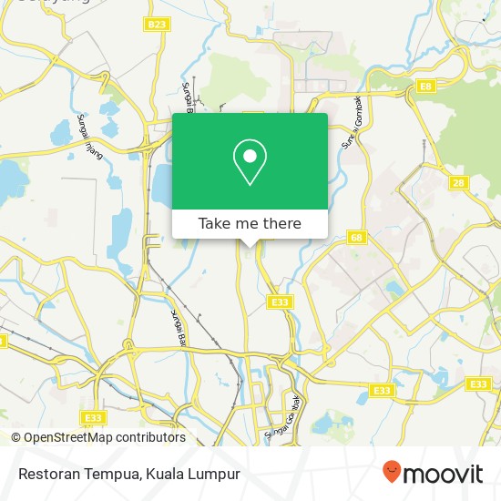 Peta Restoran Tempua