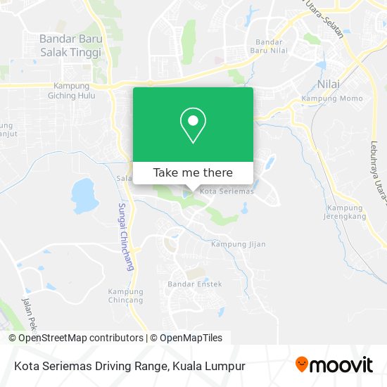 Kota Seriemas Driving Range map