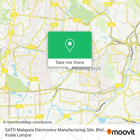 SATO Malaysia Electronics Manufacturing Sdn. Bhd. map