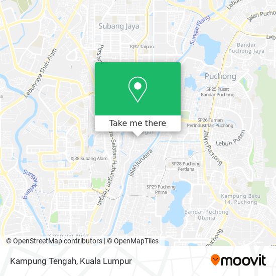 Kampung Tengah map