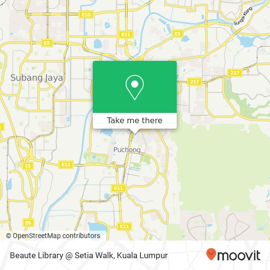 Beaute Library @ Setia Walk map