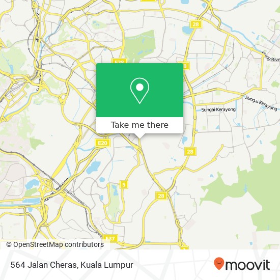 Peta 564 Jalan Cheras