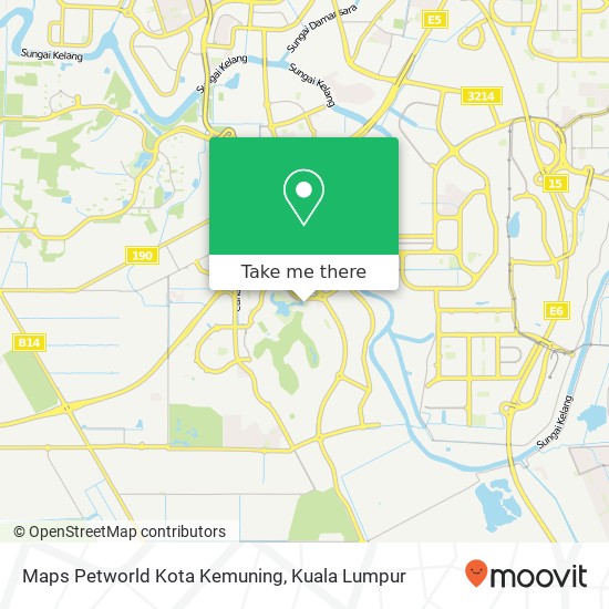 Maps Petworld Kota Kemuning map