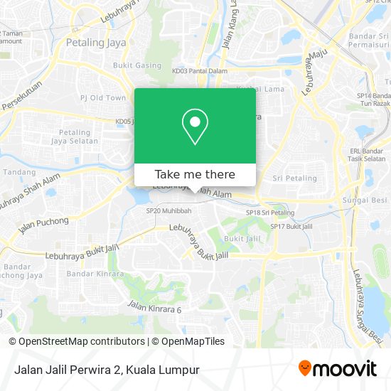 Jalan Jalil Perwira 2 map