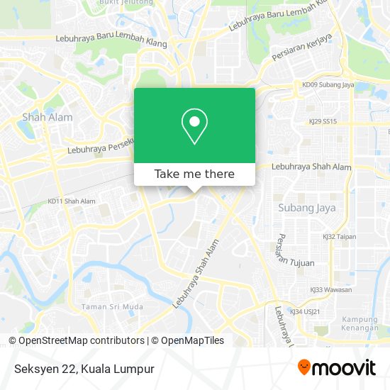 Seksyen 22 map